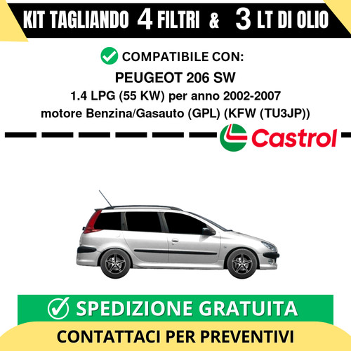 Tagliando per peugeot - peugeot, sw