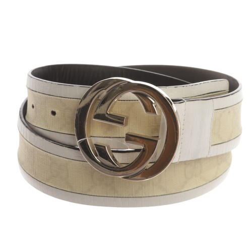 Cintura gucci bianca - cintura,