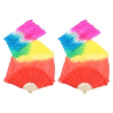  1 paio di ventagli colorati