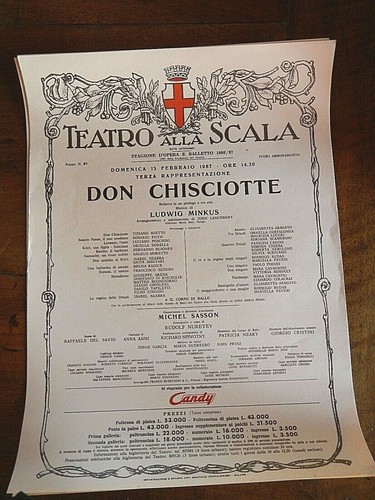 Teatro alla scala locandina - locandina, il