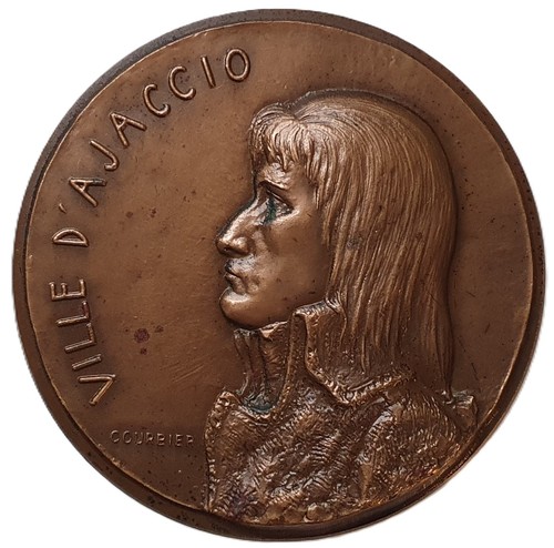 Medaglia bronzo napoleone - medaglia,