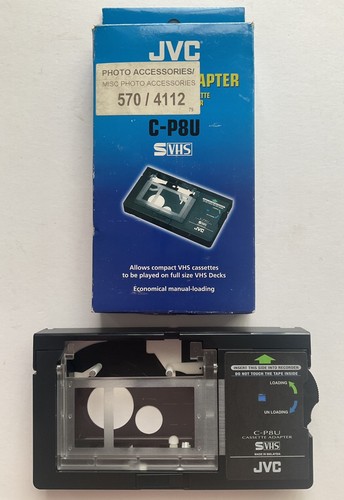 Jvc p8u vhs - c-p8u, adattatore