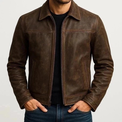 Giacca biker uomo - , vera