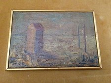 VELDA PONTI FAENZA BRISIGHELLA DIPINTO OLIO SU TAVOLA 1967