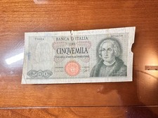 REPUBBLICA BANCONOTA LIRE 5000