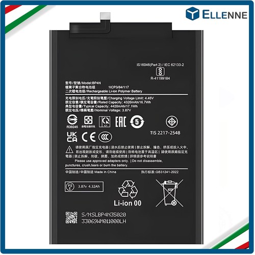 Ellenne batteria per xiaomi - batteria,