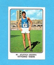 CAMPIONI SPORT 1973/74-PANINI-Figurina n. 69- VISINI -ATLETICA-CON VELINA