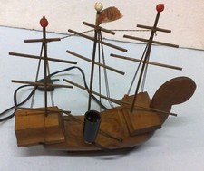 BARCA A VELA  LAMPADA VINTAGE