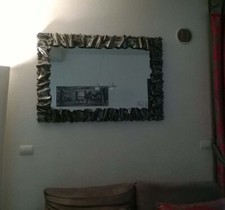 CORNICE Specchio FERRO BATTUTO
