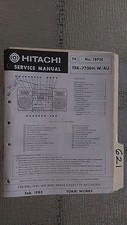 Hitachi trk-7700h manuale di