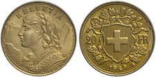 SVIZZERA - MARENGO 20 FRANCHI