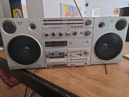 Radio cassette boombox philips - radio,