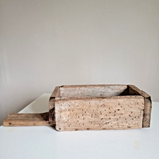 Antico stampo per burro in legno – artigianato