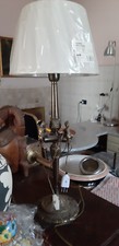 Lampada da tavolo - stelo bronzo putti primi 900 - h. 72 cm. -
