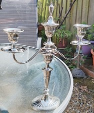 Antico candelabro placcato
