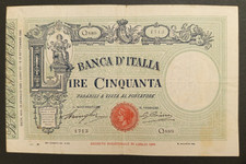 50 LIRE 15/01/1929 BB BARBETTI