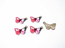 4pz ciondoli charms farfalla