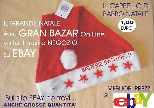 Cappello babbo natale luminoso - cappello,