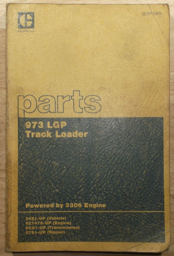 Cat caterpillar 973 - lgp, track
