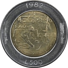 San Marino - 500 Lire - 1982 R