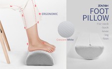 Cuscino Cervicale Mezzo Cilindro poggiapiedi Gambe Ergonomico in Memory Foam