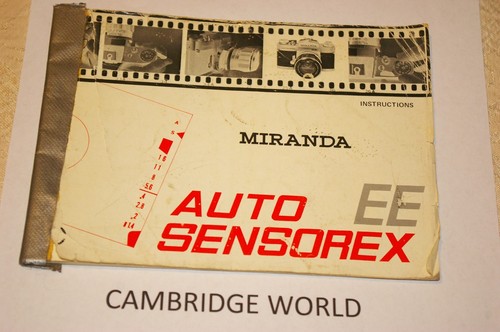 Miranda sensorex manuale - miranda,