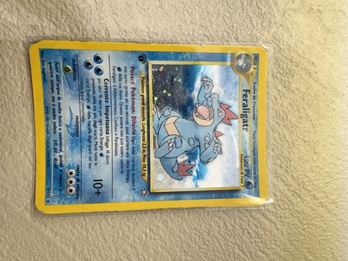 Pokemon card feraligatr holo - pokemon,