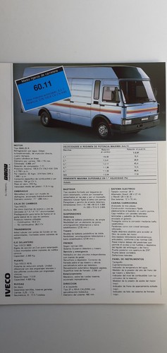 Iveco turbozeta dati - 60.11,
