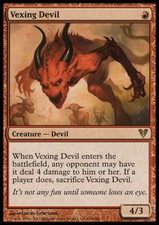 MTG VEXING DEVIL EXC - DIAVOLO IRRITANTE - AVR - MAGIC