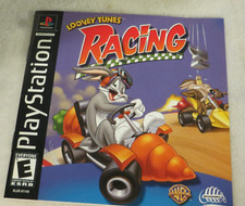 Videogioco di corse Looney Tunes per PS1 con manuale