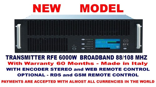 Broadcast prof 6000w fm - broadcast,