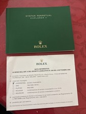 Libretto Rolex Explorer 2