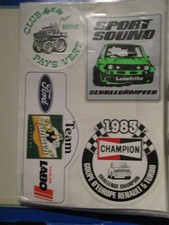 LOT 4 AUTOCOLLANTS SPORT AUTO