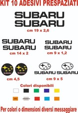 adesivi Subaru stickers in vinile adesivo 10 pz  per auto moto caschi