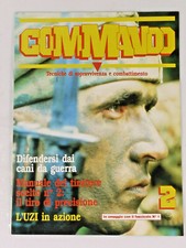PRL) 1987 COMMANDO 2 TECNICHE SOPRAVVIVENZA UZI COMBATTIMENTO ARMI MAGAZINE