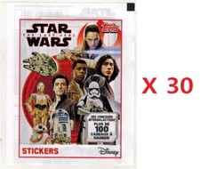 Star Wars The Last Jedi Lotto 30 Bustine Figurine Topps