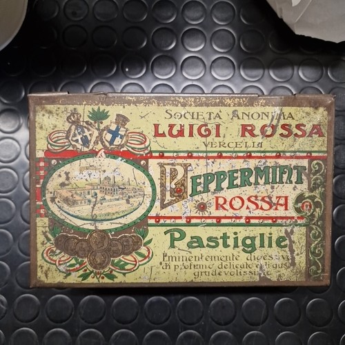 Scatola latta peppermint - , rossa