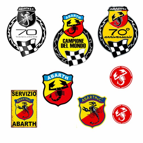 Abarth adesivi repliche