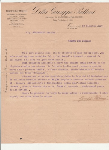 Lettera carta intestata - lettera,
