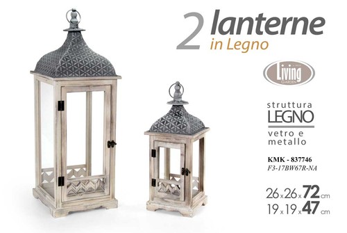 Set lanterne portacandela - 2,