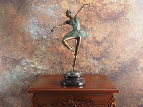 Scultura bronzo ballerina - bronzo, –