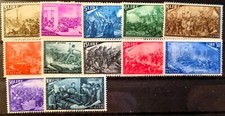 ITALIA Repubblica 1948 MLH Risorgimento PO serie completa S. 135