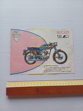 Ducati 125 Sport 1960 depliant italiano originale