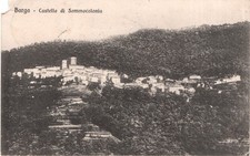 Lucca - Barga - Castello di Sommocolonia - fp vg 1919 angolo spuntato