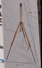 CAVALLETTO PER DIPINGERE QUADRO PITTORE ARTE ESPOSIZIONE TELO DIPINGERE LAVORO 