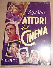 ED.LAMPO  ALBUM FIGURINE  ATTORI DEL CINEMA  CPL RISTAMPA ANASTATICA !!!!