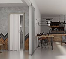 Porta a soffietto completa in PVC scorrevole cm H 214x83 Porta misura regolabile