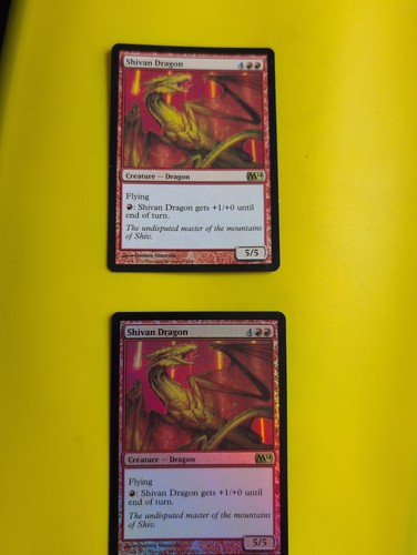 Shivan dragon is foil - ,