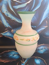 Vaso in vetro satinato opalina