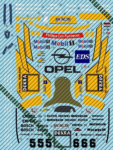 Opel calibra dtm team - opel,